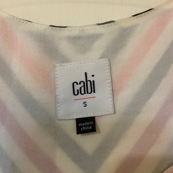 CAbi Black and White Fitted Camisole Top - Picture 7 of 8